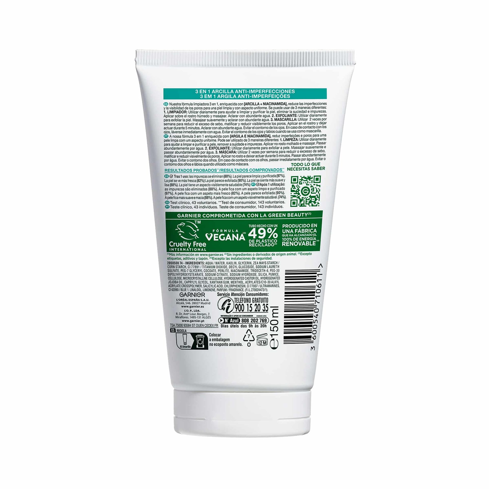 Pure Active Máscara 3 em 1